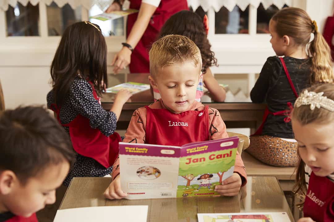 Children Excited About Reading