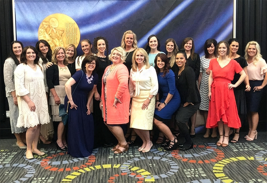 Kids Village Administration and Teachers at the 2018 Best of State Awards